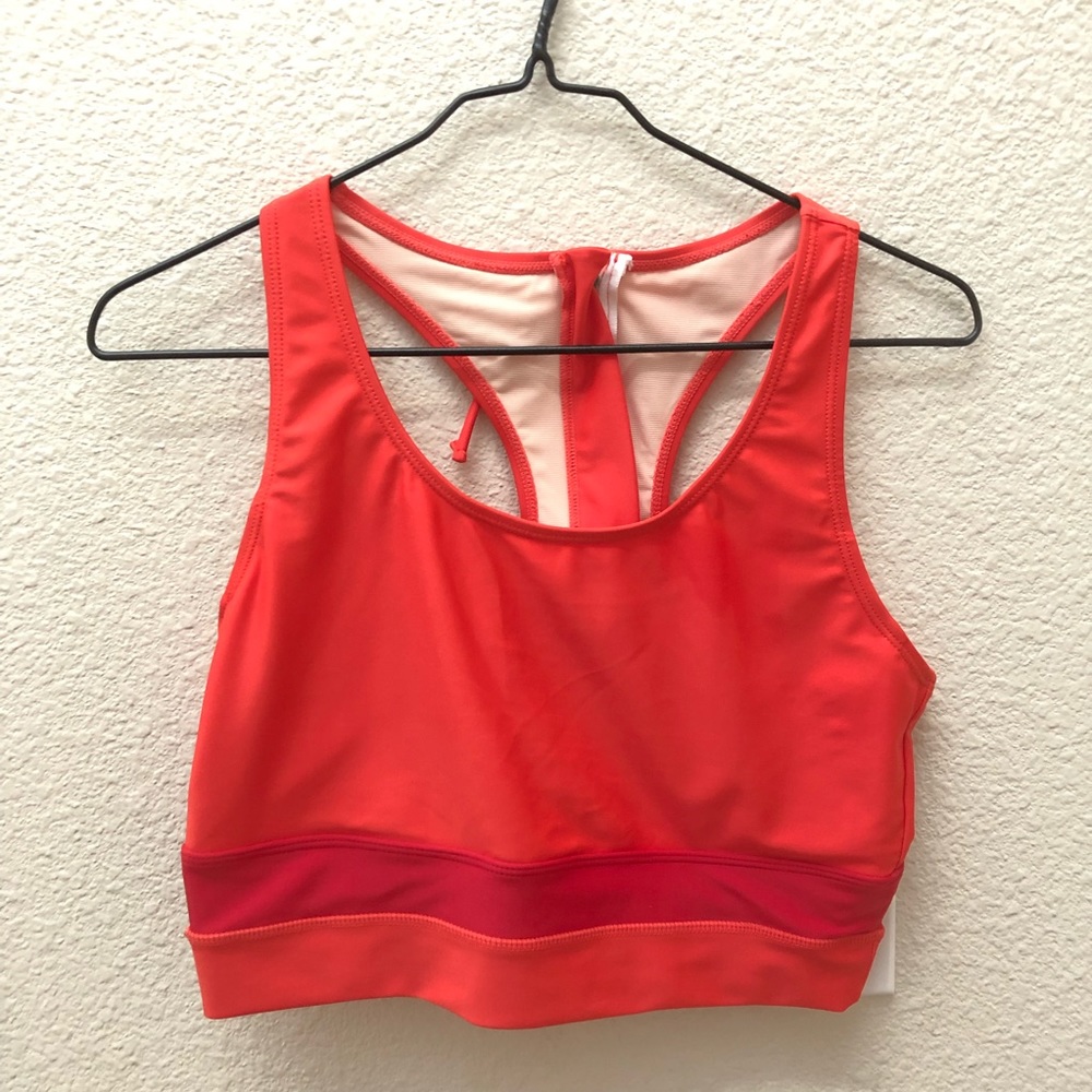Nani Swimwear Cut Back Swim Crop (Strawberry)
